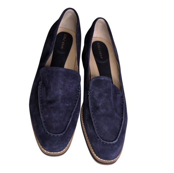 Cole Haan The Go-To Loafer Women's Blue Suede Size 10B - Picture 2 of 9